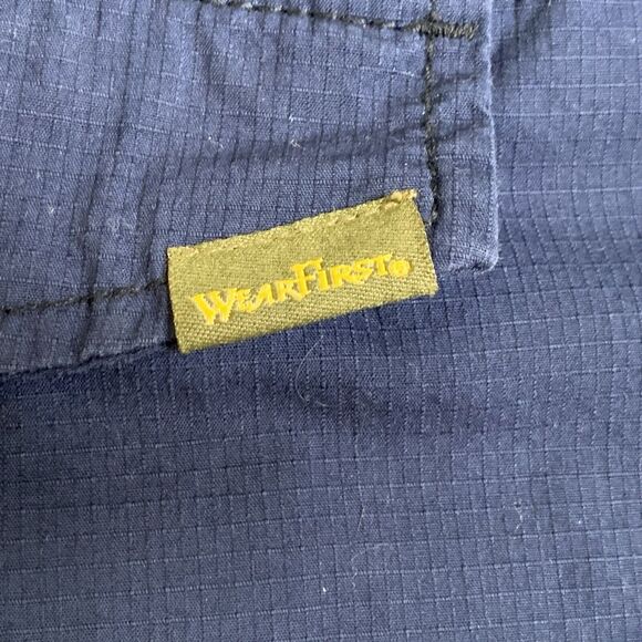 WearFirst Cargo Hiking Shorts Ripstop Hi-rise Pockets Navy Blue Sz 42 - Picture 8 of 14